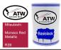 Preview: Mitsubishi, Monaco Red Metallic, R39: 500ml Lackdose, von ATW Autoteile West.